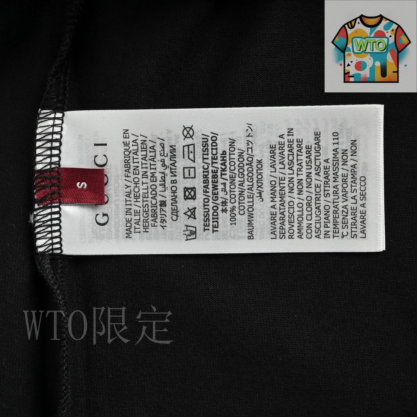 GUCCI ネイビー 半袖Tシャツ Printed cotton jersey T-shirt in navy | GUCCI® US