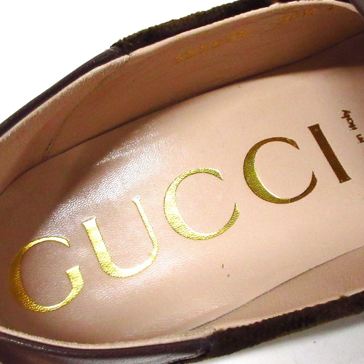 GUCCI(グッチ) ローファー 36 1/2 レディース美品 GG柄/ホースビット