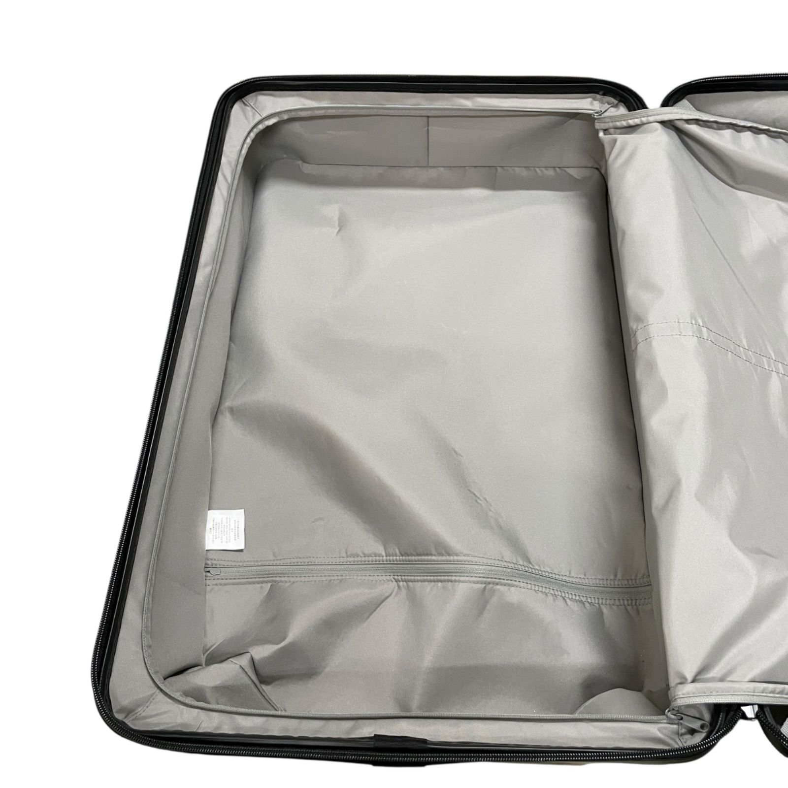 未使用　無印良品　バーを自由に調整出来るキャリー　75L 4輪　ベージュ バーを自由に調節できる ハードキャリーケース（75L） | 無印良品