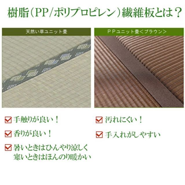 畳 収納ボックス 和風 家具 ユニット畳 PP樹脂 ロータイプ 60センチ 日本製 小上がり 和モダン インテリア 家具 幅60cm 奥行60cm 高さ31.5cm ナチュラル ブラウン