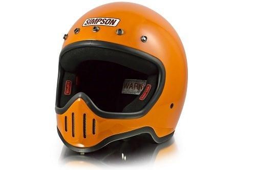 4営業日で発送 SIMPSON シンプソン M50 オレンジ 57-58 3309175758