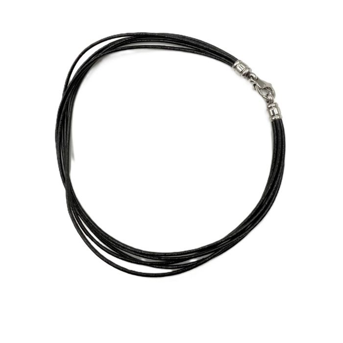 ブルガリ BVLGARI チョーカー レザー 革 5連 ブレスレット 箱ケース