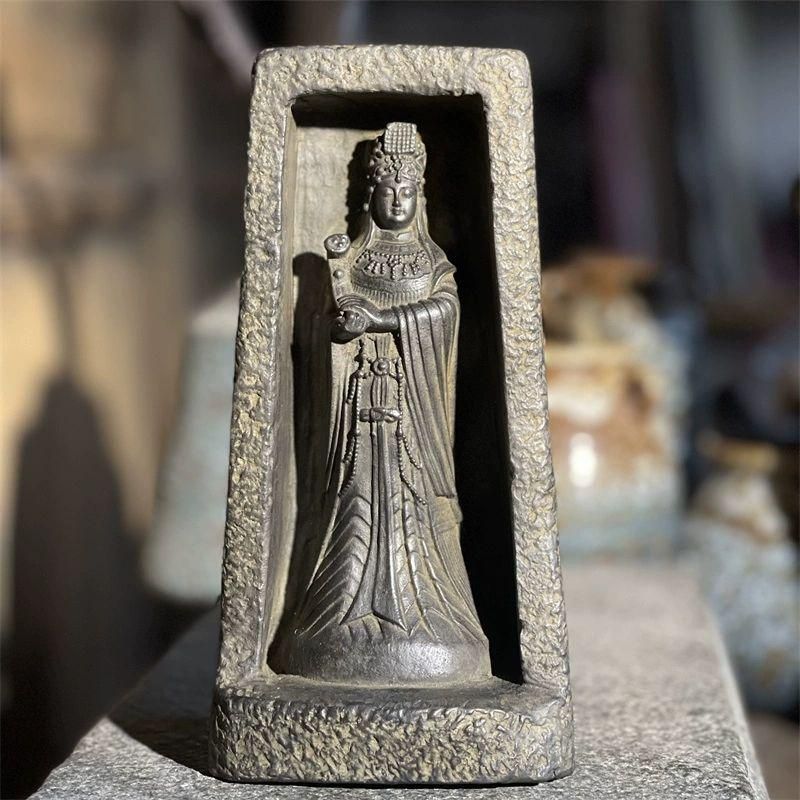 石仏 石像 如意観音 供養 祈福 禅意 客間 玄関 卓上 装飾品 工艺品置物 石仏 石像 如意観音 供養 祈福 禅意 客間 玄関 卓上 装飾品