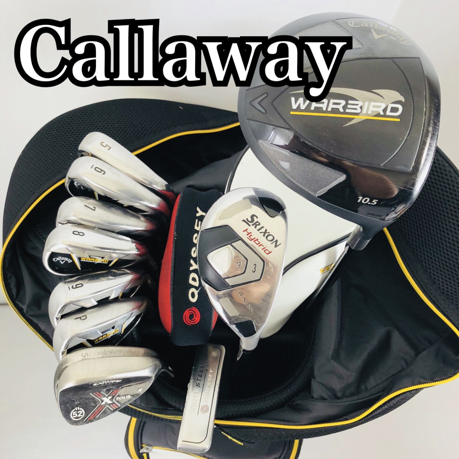 Callaway キャロウェイ ODYSSEY オデッセイ メンズ ゴルフ クラブ セット 入門 バッグ付きセット 右利き パター付 Y-99