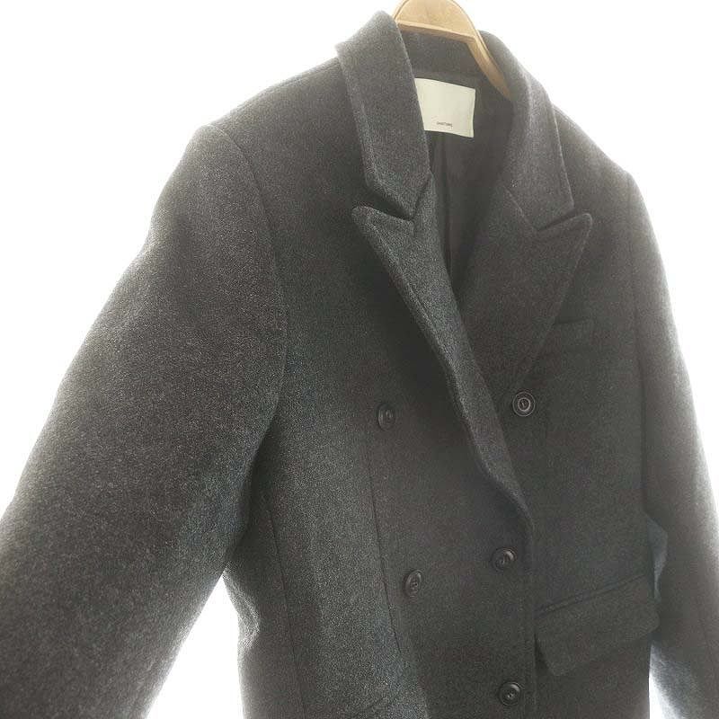 オオトロ OHOTORO double half coat コート チェスター ウール  