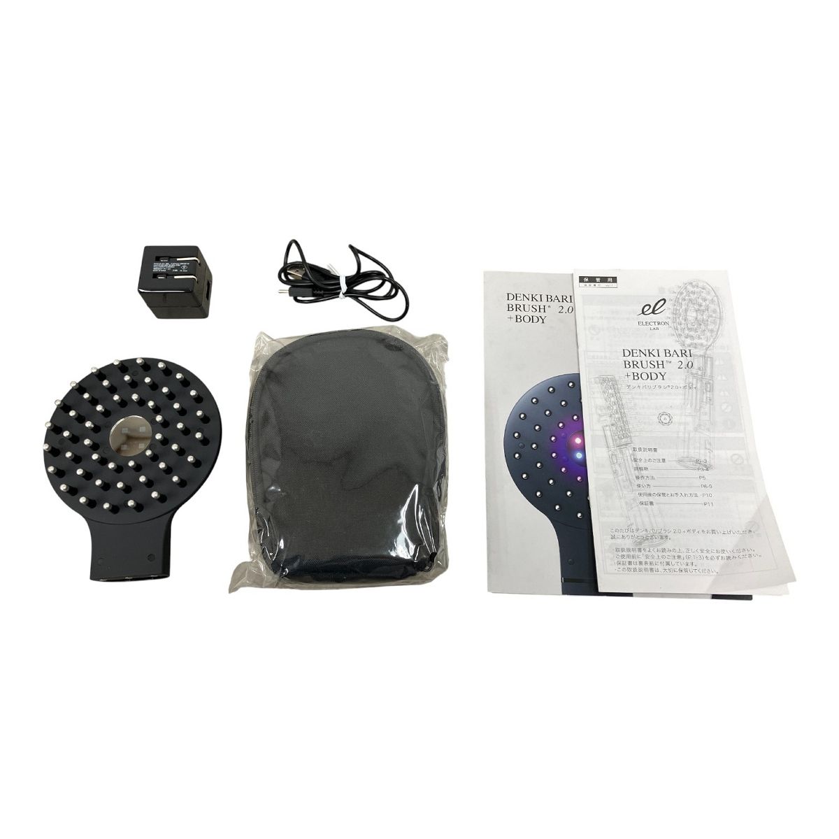 ELECTRON LAB DENKI BARI BRUSH 2.0 エレクトロン デンキ バリブラシ 低周波 美容 M10560422