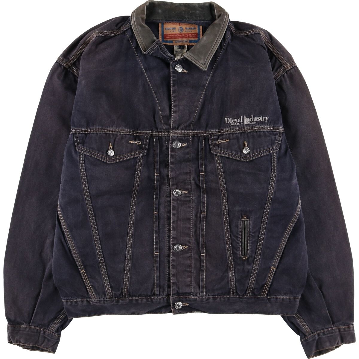 DIESEL Gジャン(古着 ディーゼル DIESEL ブラック デニム DIESEL Gジャン(古着 ディーゼル DIESEL ブラック デニム