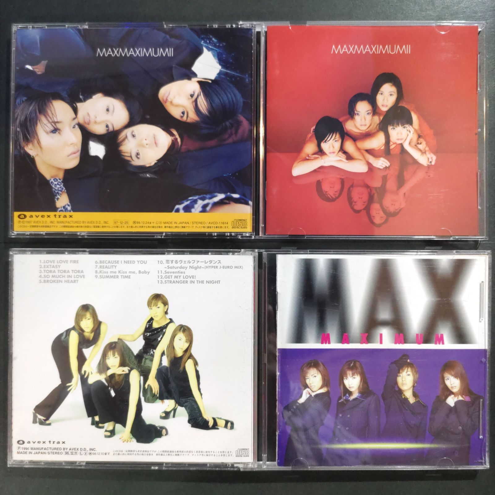 🌐MAXアルバム2点 🌐🔹🔹 🟪MAXIMUM（マキシマム）🟪 🟥MAXIMUM
