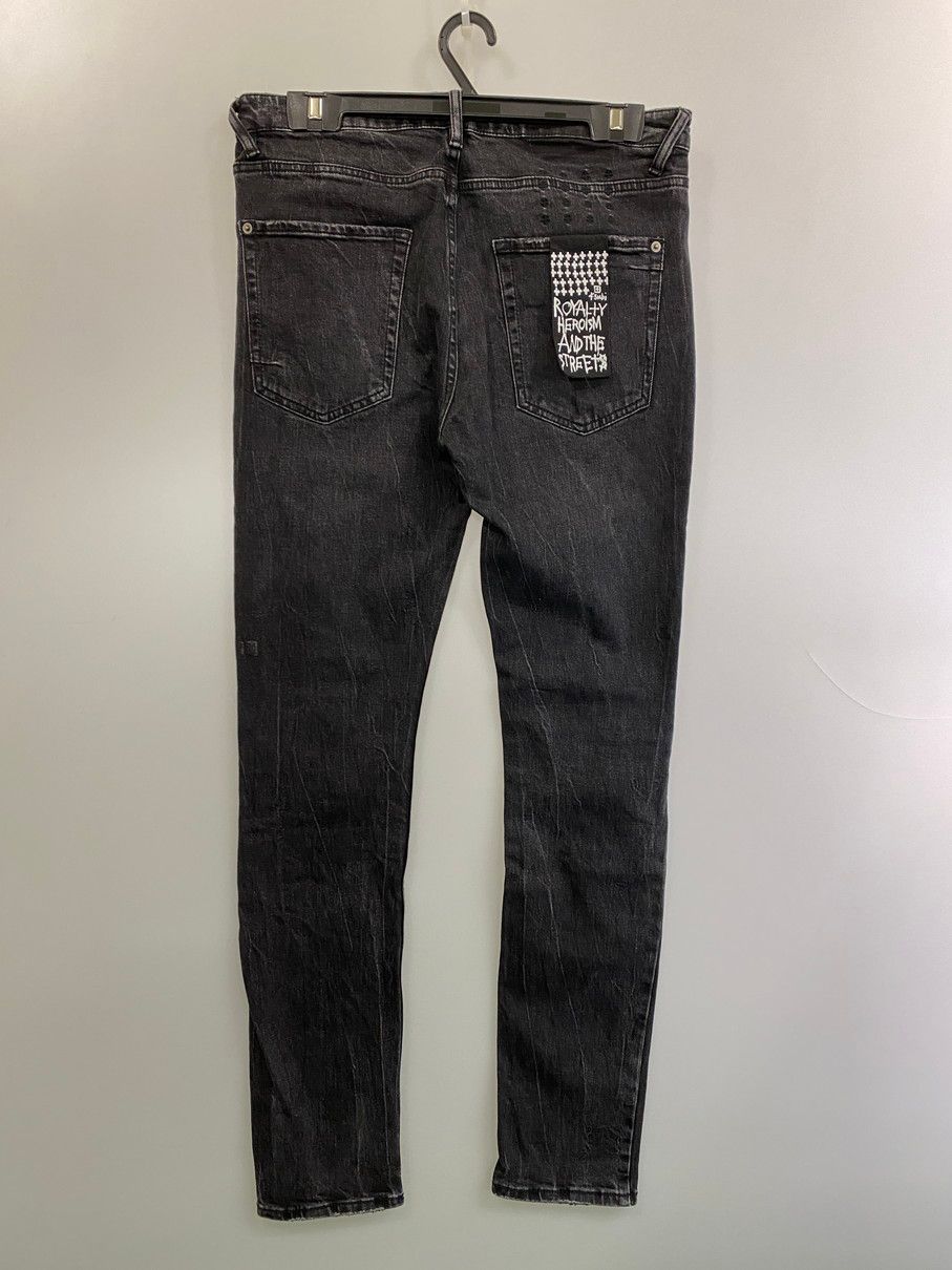 Ksubi スキニーデニム ブラック ダメージ加工 Ksubi スキニーデニム 