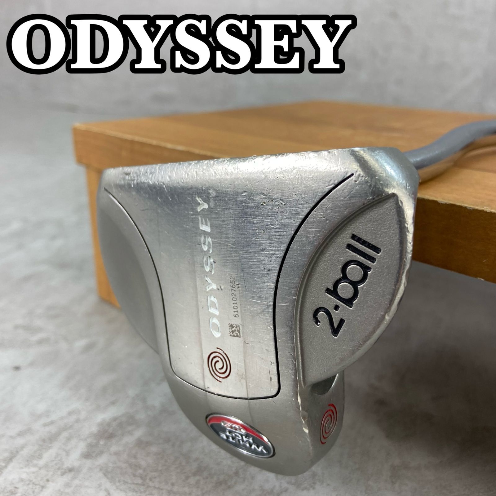 ODYSSEY 2-BALL WHITE HOT ミッドパター　41インチ 7095 ODYSSEY WHITE HOT 2ball 41インチ パター 右利き