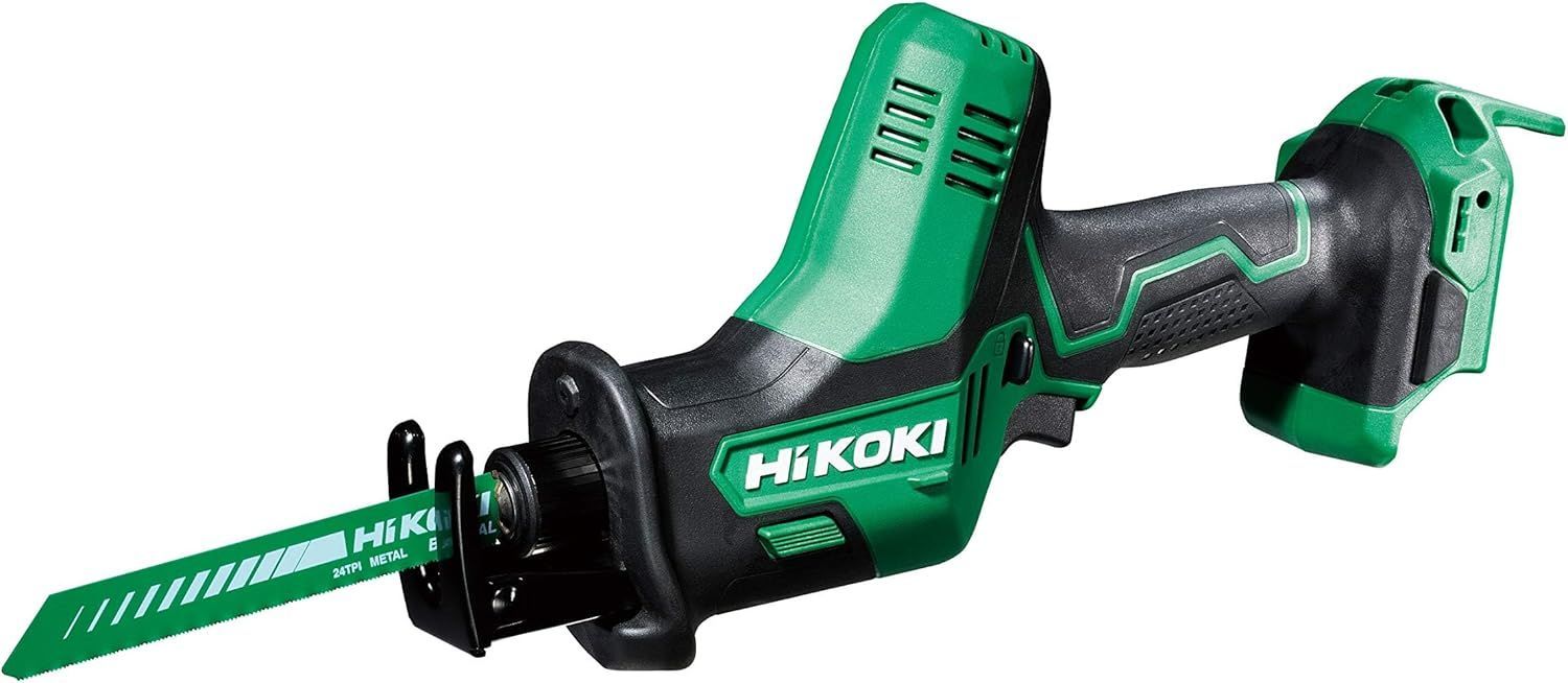 HiKOKI ハイコーキ 18V セーバーソー レシプロソー CR18DA バッテリー 充電器 ケース別売り CR18DA NN