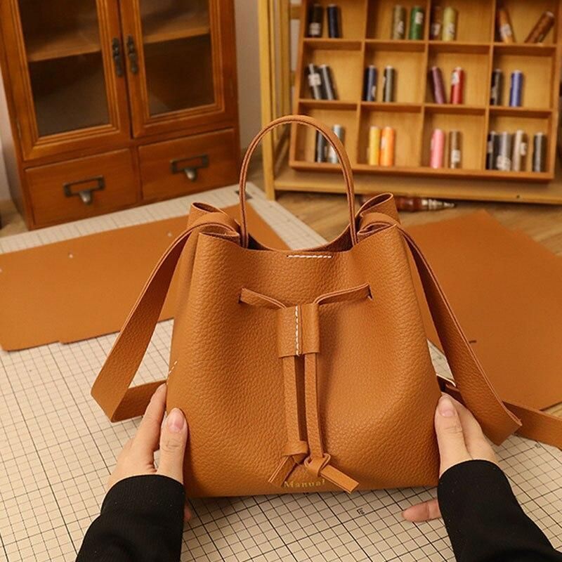 レザークラフト 作成キット 皮製品 DIY キット セット DIY 手作りキット ショルダーバッグ ハンドバッグ レディース 鞄 道具 製作キット  ハンドメイド - メルカリ