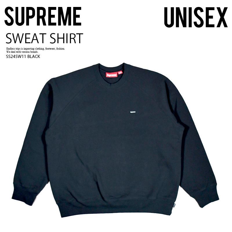 supreme small box スウェット（早い者勝ち） Supreme Small Box Crewneck】スウェットをニットのように着たい