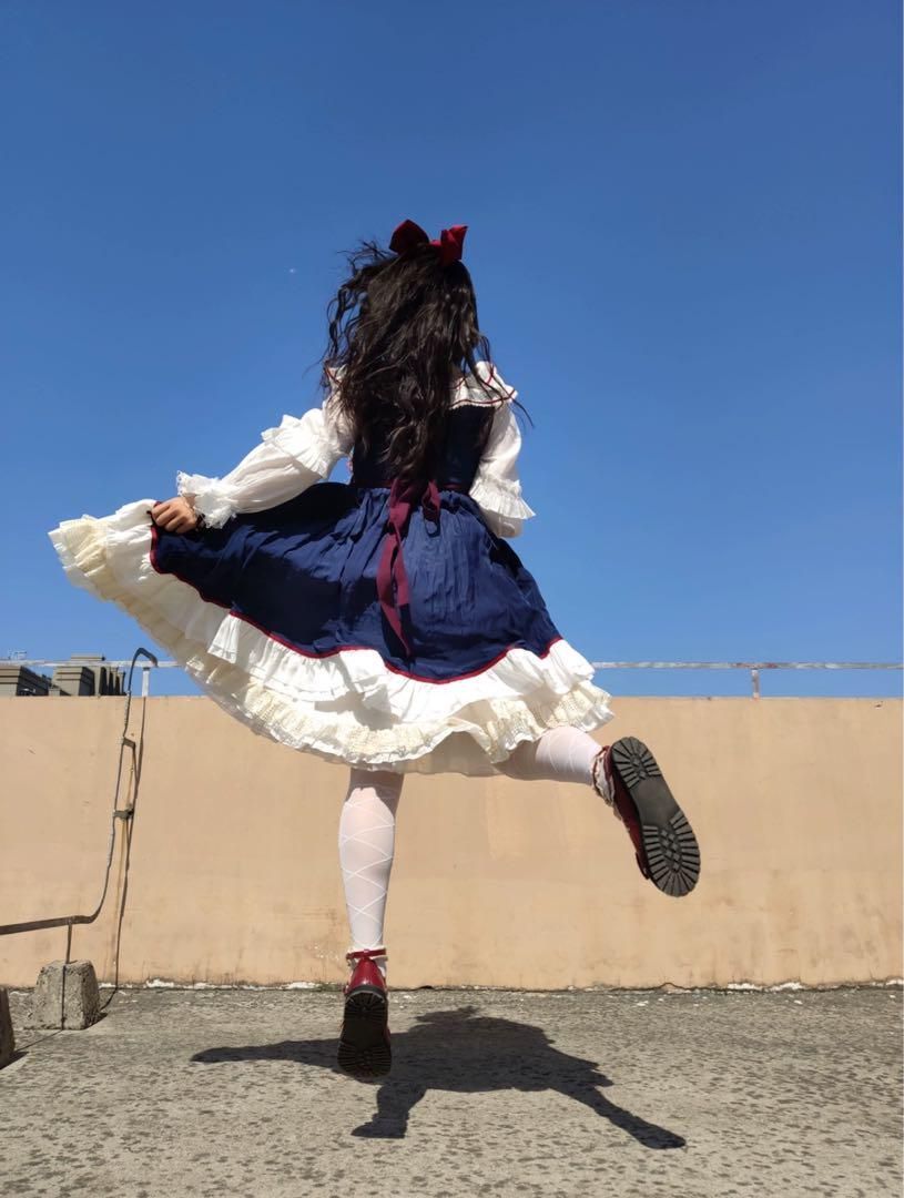 普段着にお出かけに