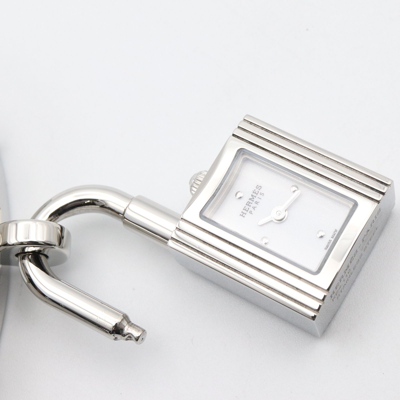 エルメス HERMES 腕時計 ケリーミニウォッチ W056304WW00 ホワイト  