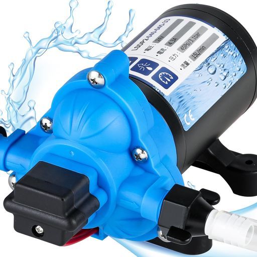 NEWTRY ダイヤフラム水ポンプ 給水 排水ポンプ 水ポンプ 圧力スイッチ 自吸式ポンプ ミニチュア 12.5L/min (110V) NEWTRY ダイヤフラム水ポンプ 給水 排水ポンプ 水ポンプ 圧力スイッチ