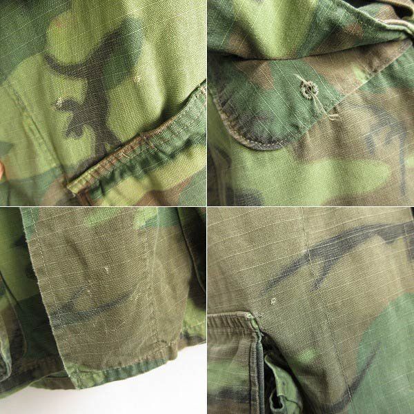 60s USA製 実物 米軍 ジャングルファティーグ ジャケット ERDL