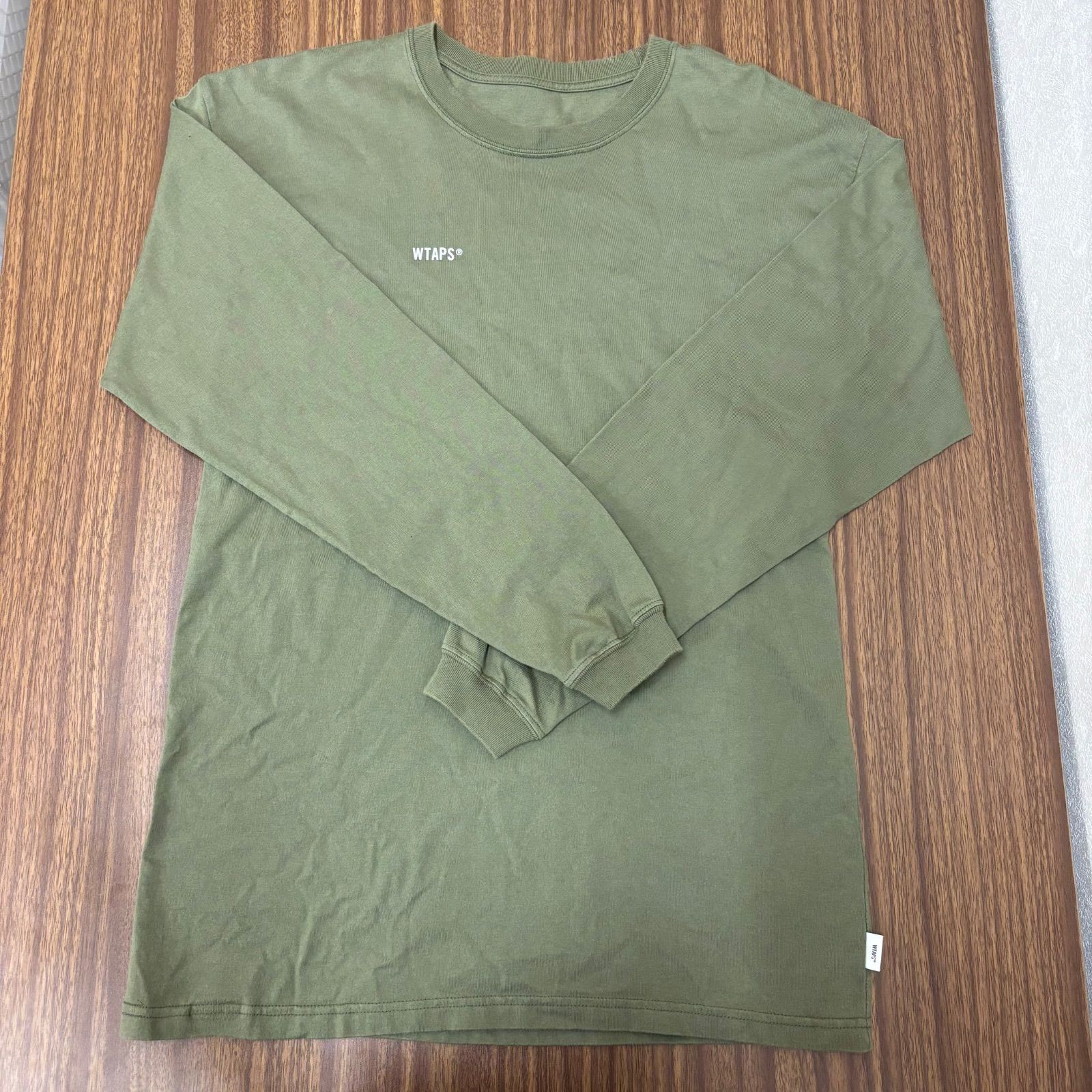 ☆WTAPS ダブルタップス 長袖 ロンT カーキ メンズ - メルカリ