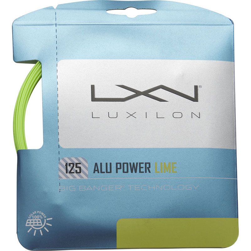ロット販売 入り数6 Wilson ウイルソン ALU POWER 125 LIMEGREEN SET テニス ガット wrz990240 ライムグリーン