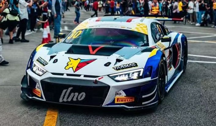 ZoomOn CS132 1 24 ターマックワークス x サイバーフォーミュラ アウディ R8 LMS GT3 Evo II マカオGP 2025 デカール モンモデル用