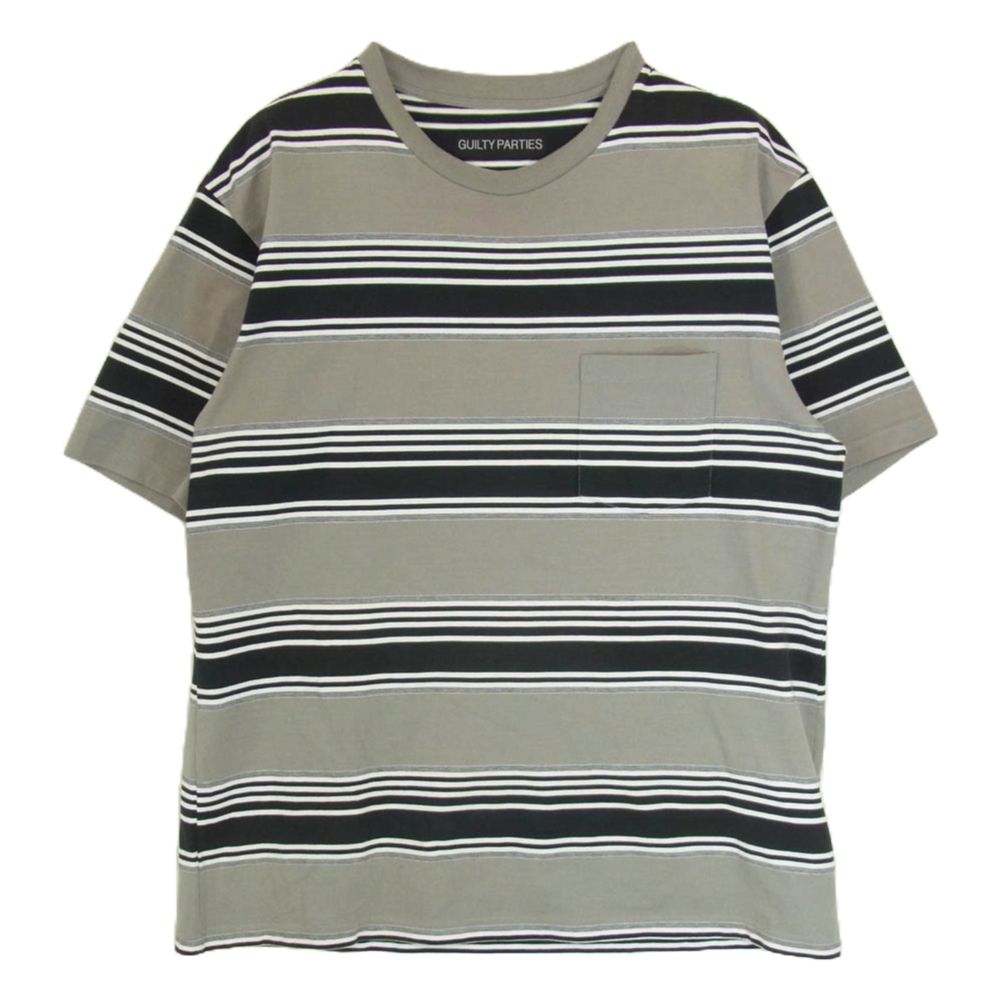 WACKO MARIA ワコマリア 24SS 24SS-WMT-SS03 STRIPED CREW NECK WACKO MARIA ワコマリア 24SS 24SS-WMT-SS03 STRIPED CREW NECK