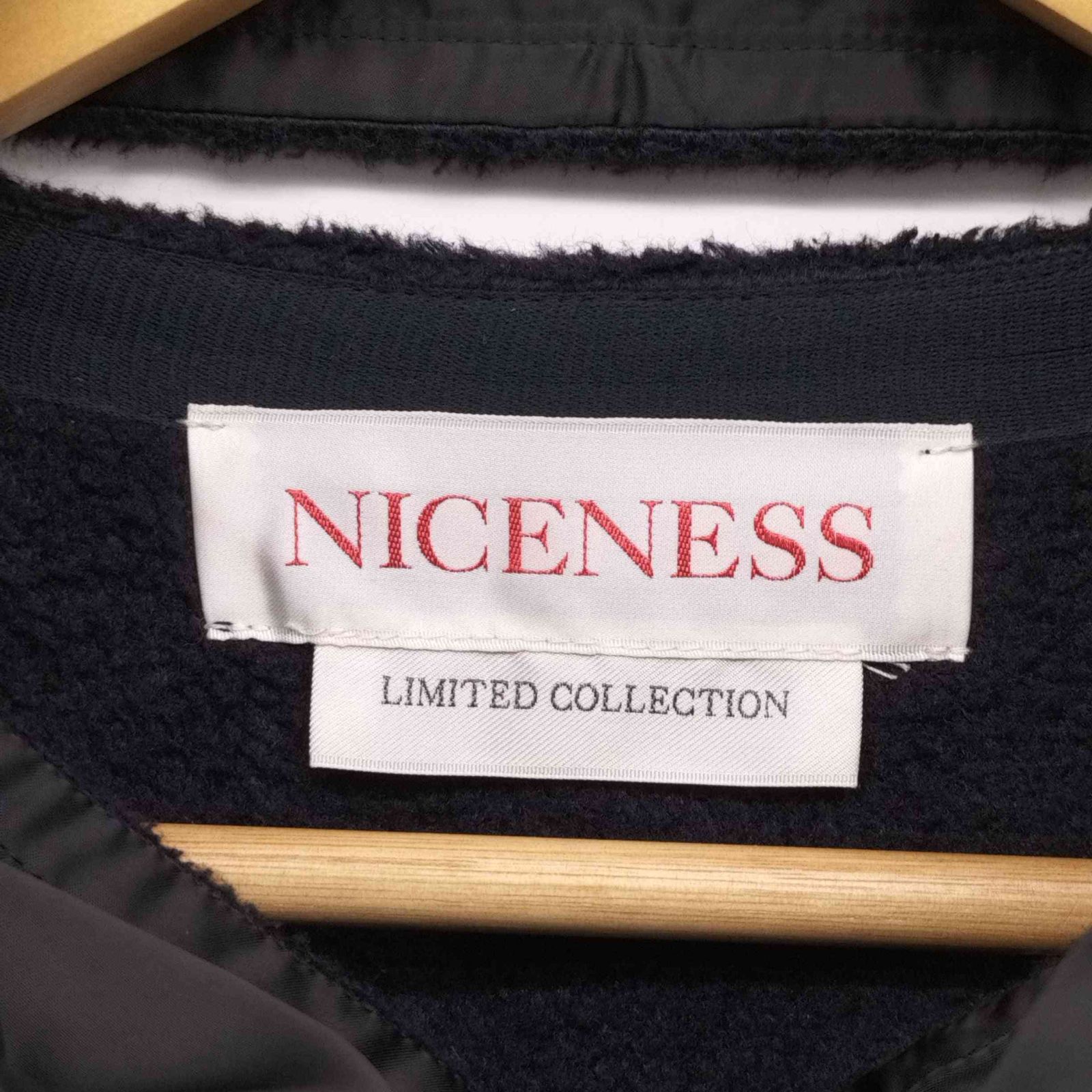 ナイスネス NICENESS 22AW 別注 WALTER ワイルドシルクボアベスト メンズ JPN：M