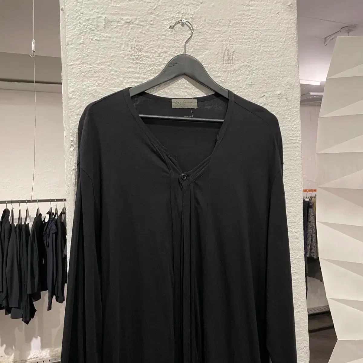 Yohji Yamamoto ヨウジ ヤマモト ポアオム アシメントリー オーバーサイズ シャツ