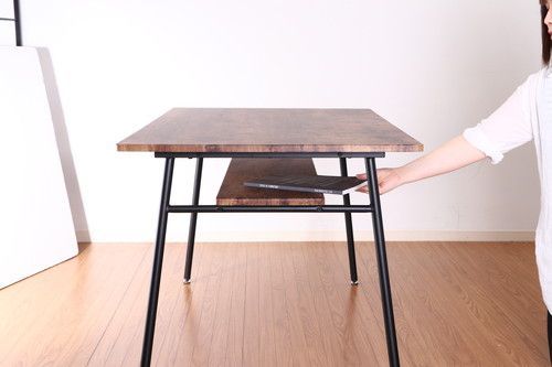 ♪ヴィンテージ調 ダイニングテーブル 120cm×75cm ナビア
