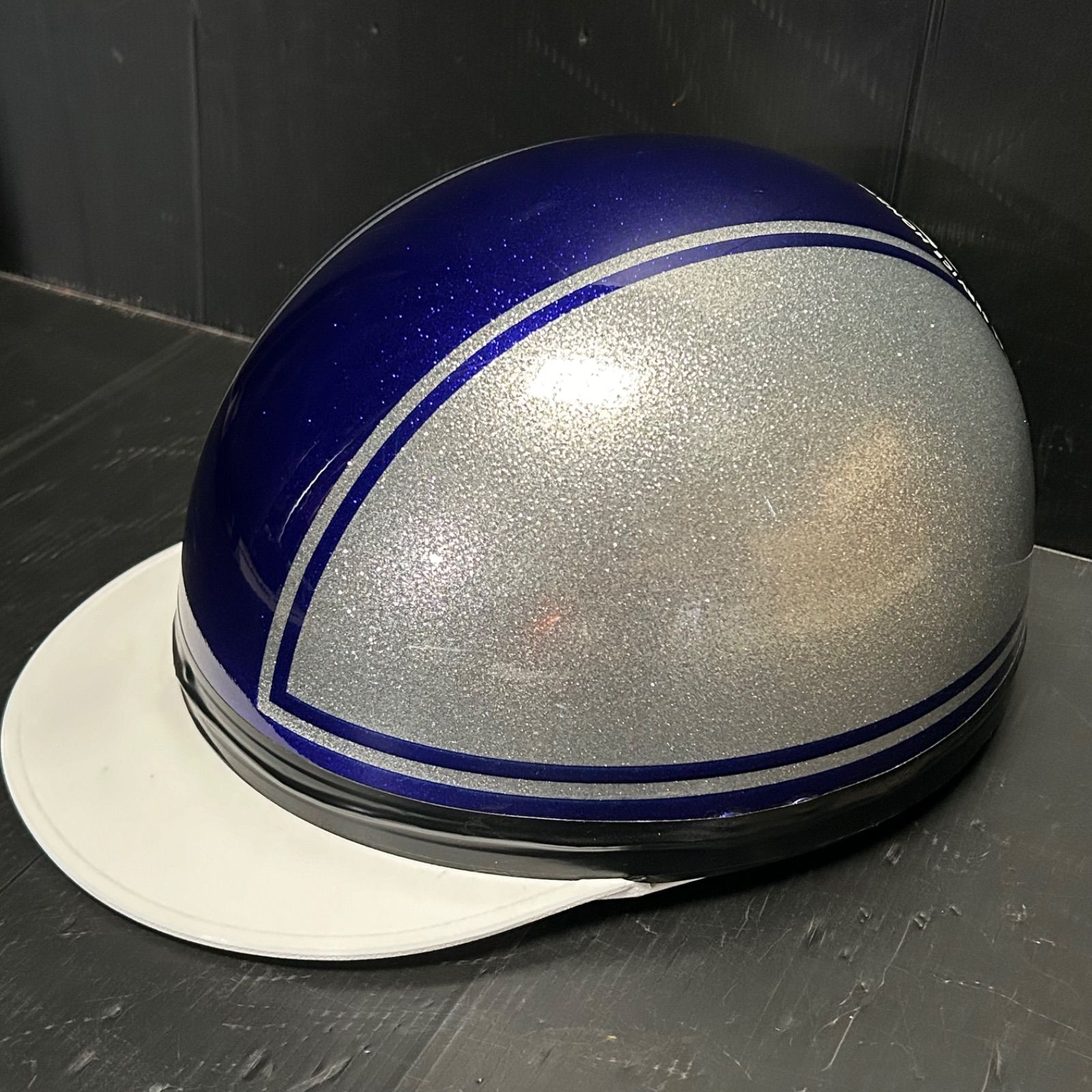 カスタムコルク半キャップ 天空日華流 シルバー ブルー 新品