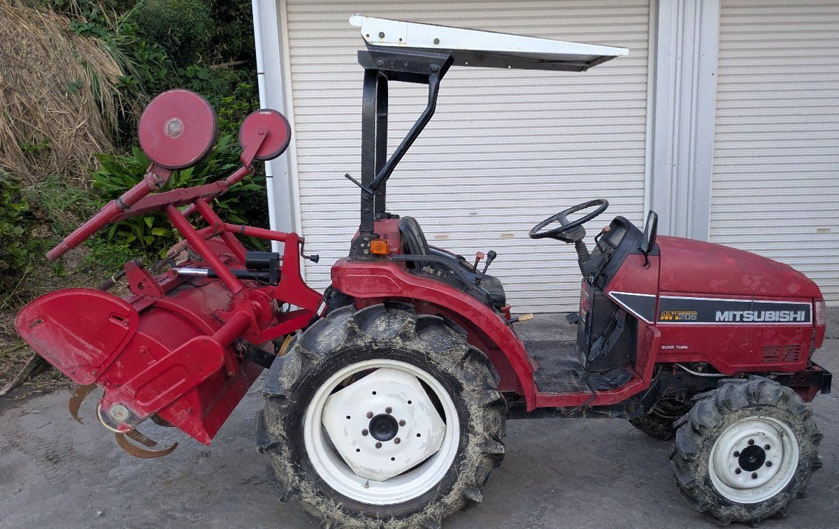 ●三菱20馬力ディーゼル乗用耕運機 MT205 クラッチ板故障 訳アリ 引き取り