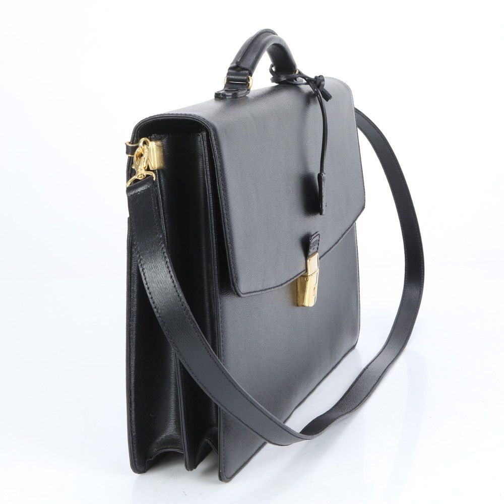 美品 ジバンシー レザー 2WAY ビジネス バッグ 斜め掛け ショルダー