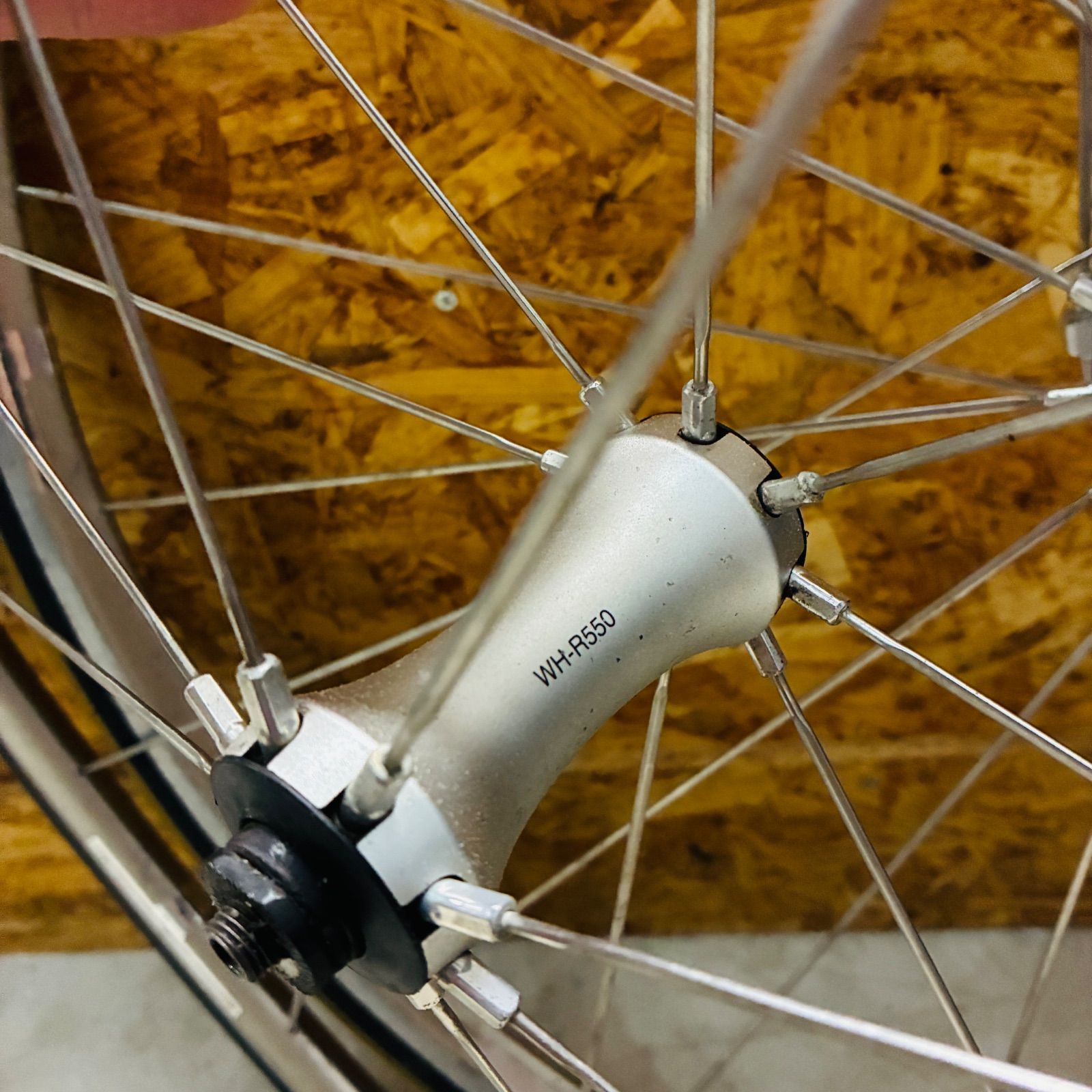 中古品】 SHIMANO WH-R550 クリンチャー wo ホイール 前後セット