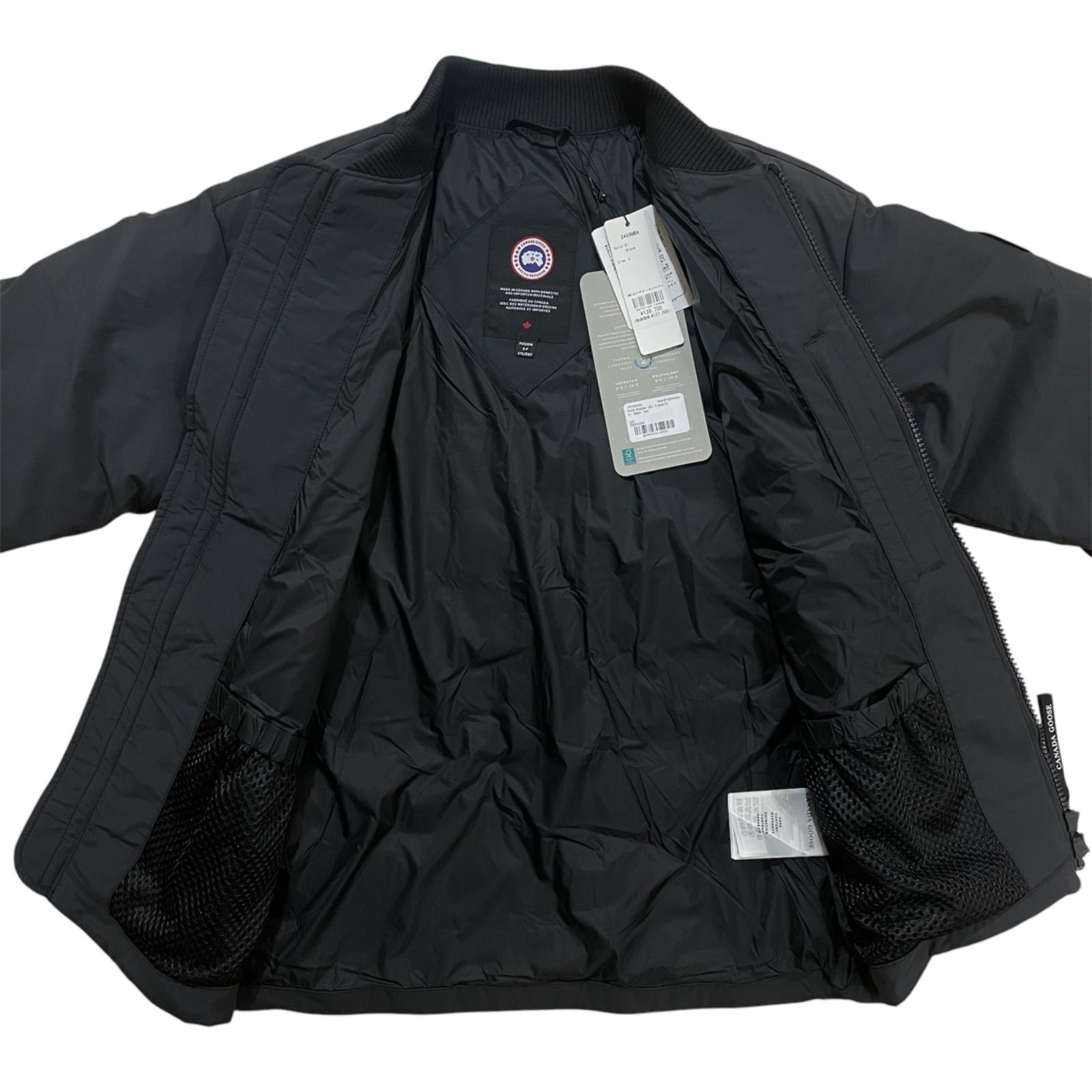 未使用品 カナダグース ポーターボンバー ブラックレーベル L ブラック CANADA GOOSE / カナダグース ポーター ボンバー ブラックレーベル