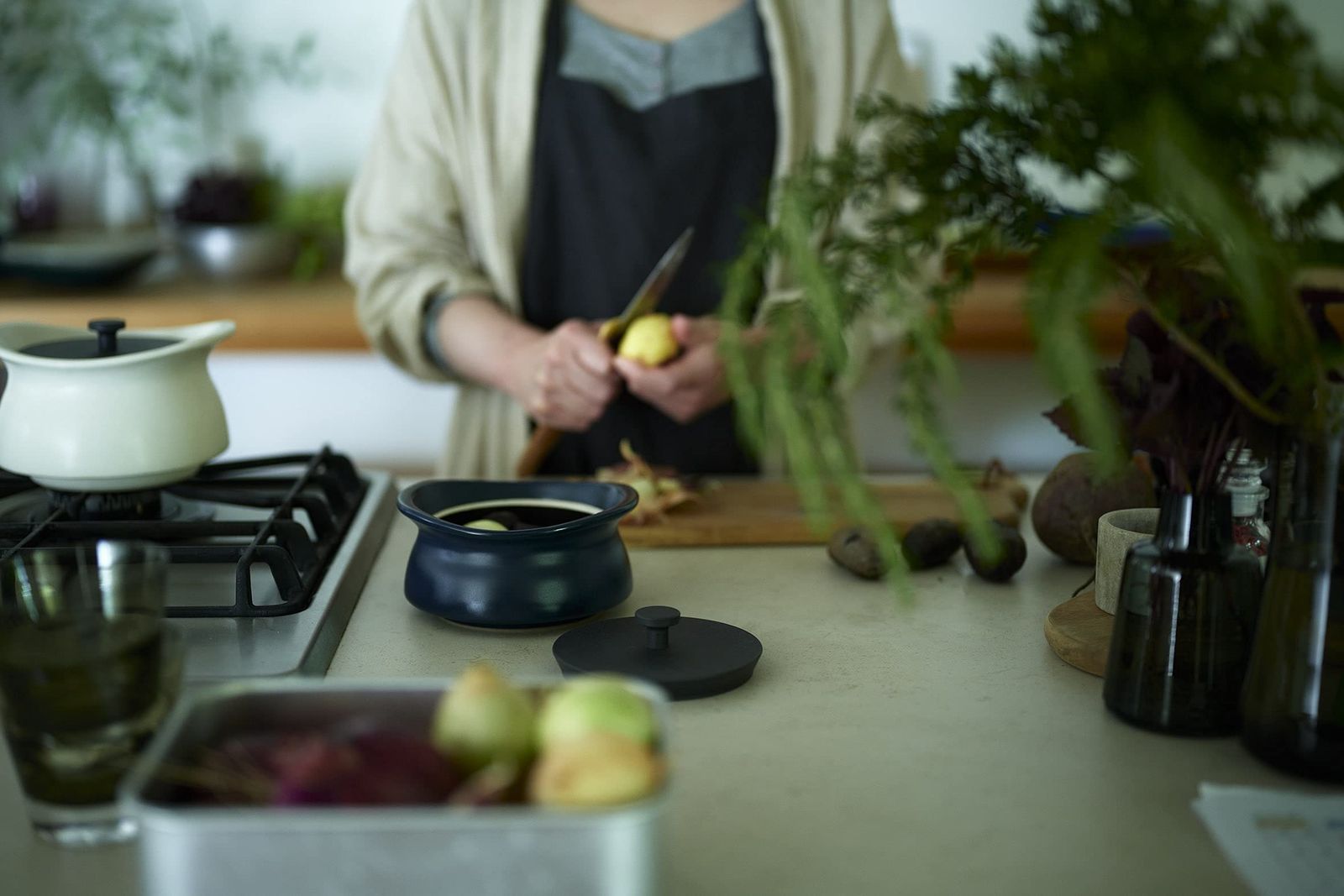 モラトゥーラ Molatura 土鍋 best pot mini Shallow 300ml ブラック ブラック mini Shallow