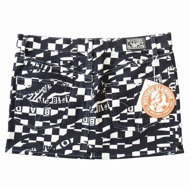 未使用 ヒステリックグラマー HYSTERIC GLAMOUR ロゴ 総柄 ミニ