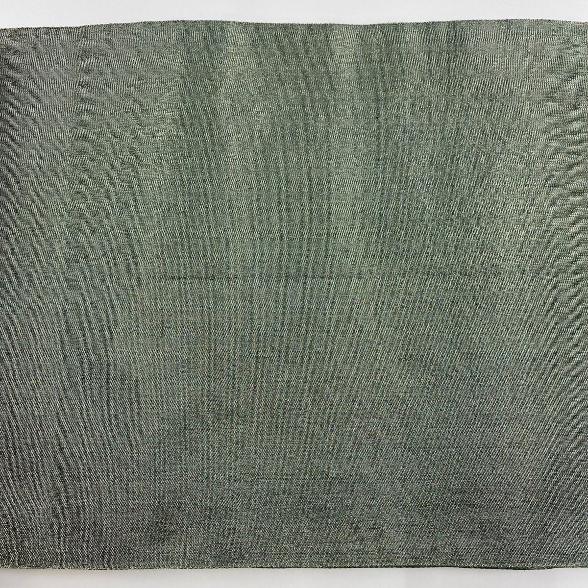 逸品!!絹 袋帯☆【辻が花】金通し 金彩絞り 抹茶 緑 グラデーション お太鼓柄 袋帯 煌びやかな辻が花模様 斜め縞模様 金糸 グラデーション