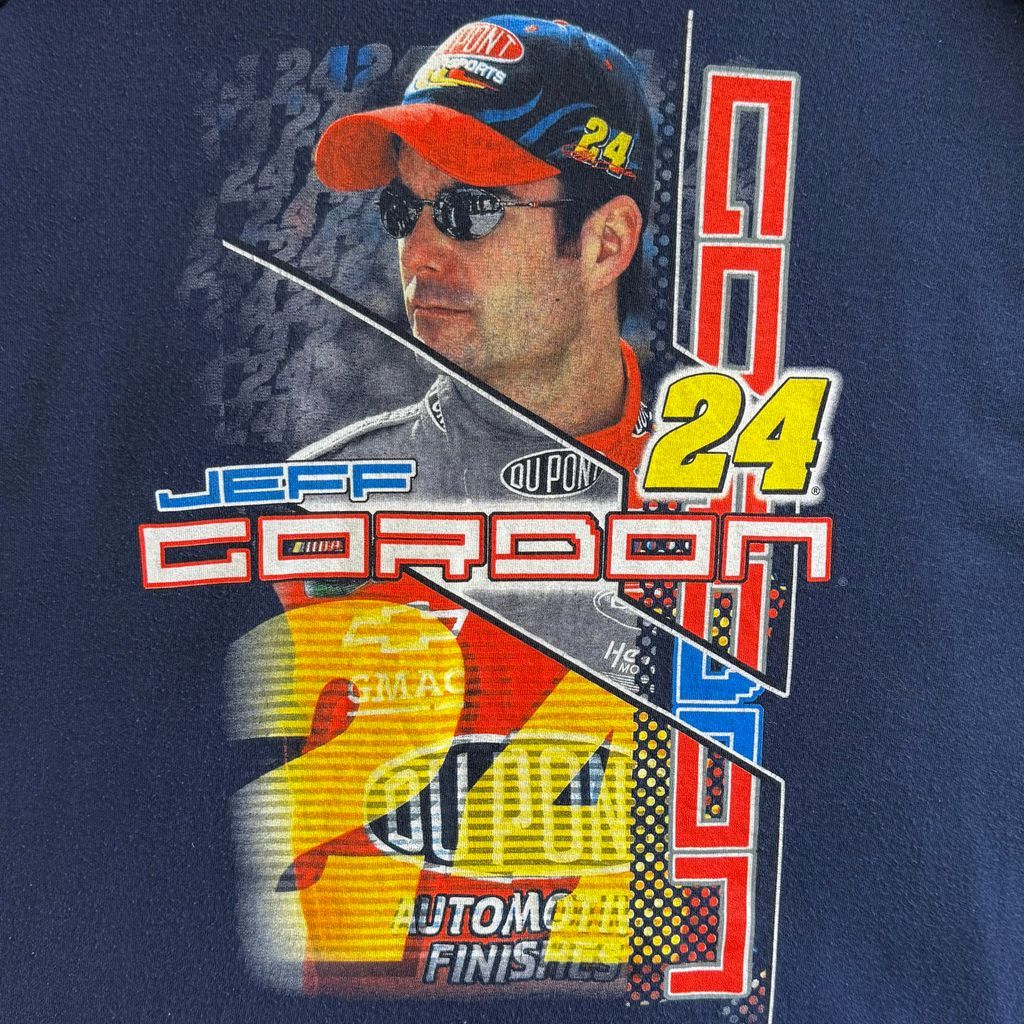 US古着ナスカー ジェフゴードン JEFF GORDON ハーフジップ
