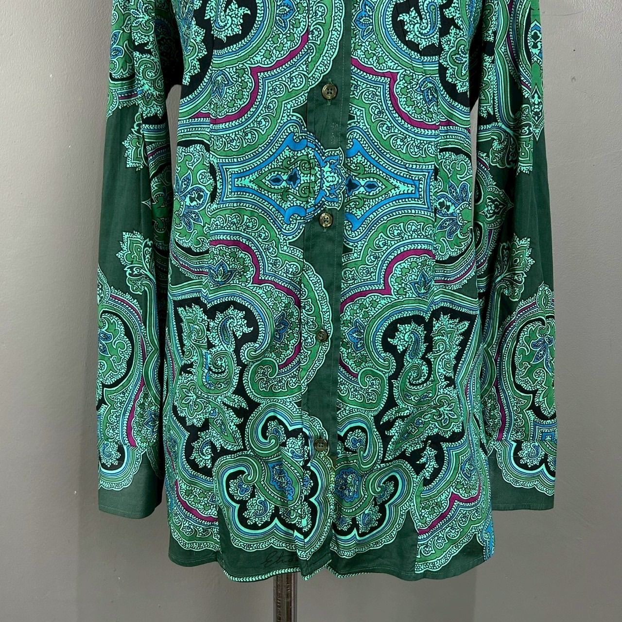 イタリア製 ETRO L/S Shirt Paisley エトロ 長袖シャツ ブラウス
