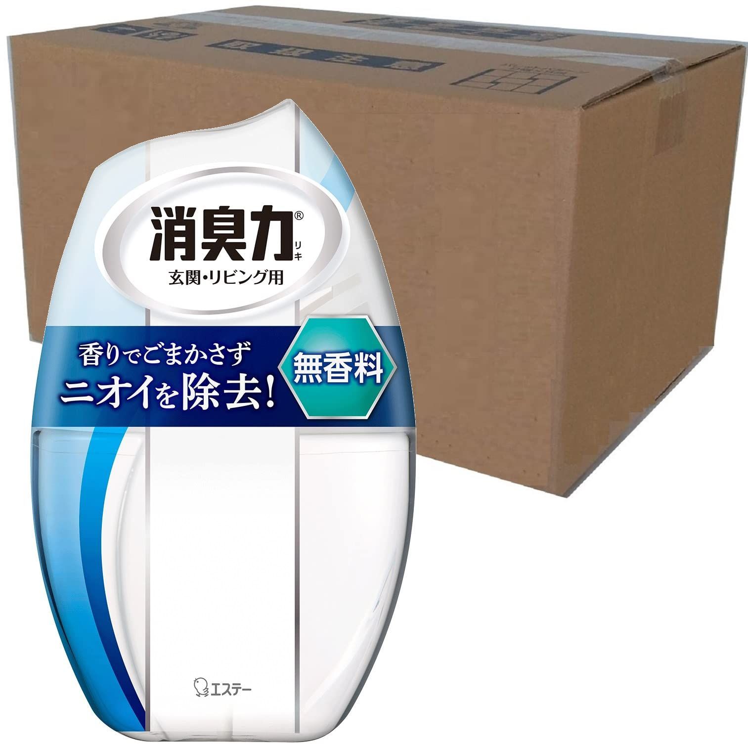 18個 消臭力 [ケース販売] 玄関 リビング 部屋用 置き型 無香料 400mL×18個 お部屋の消臭力 部屋 寝室 消臭剤 消臭 芳香剤
