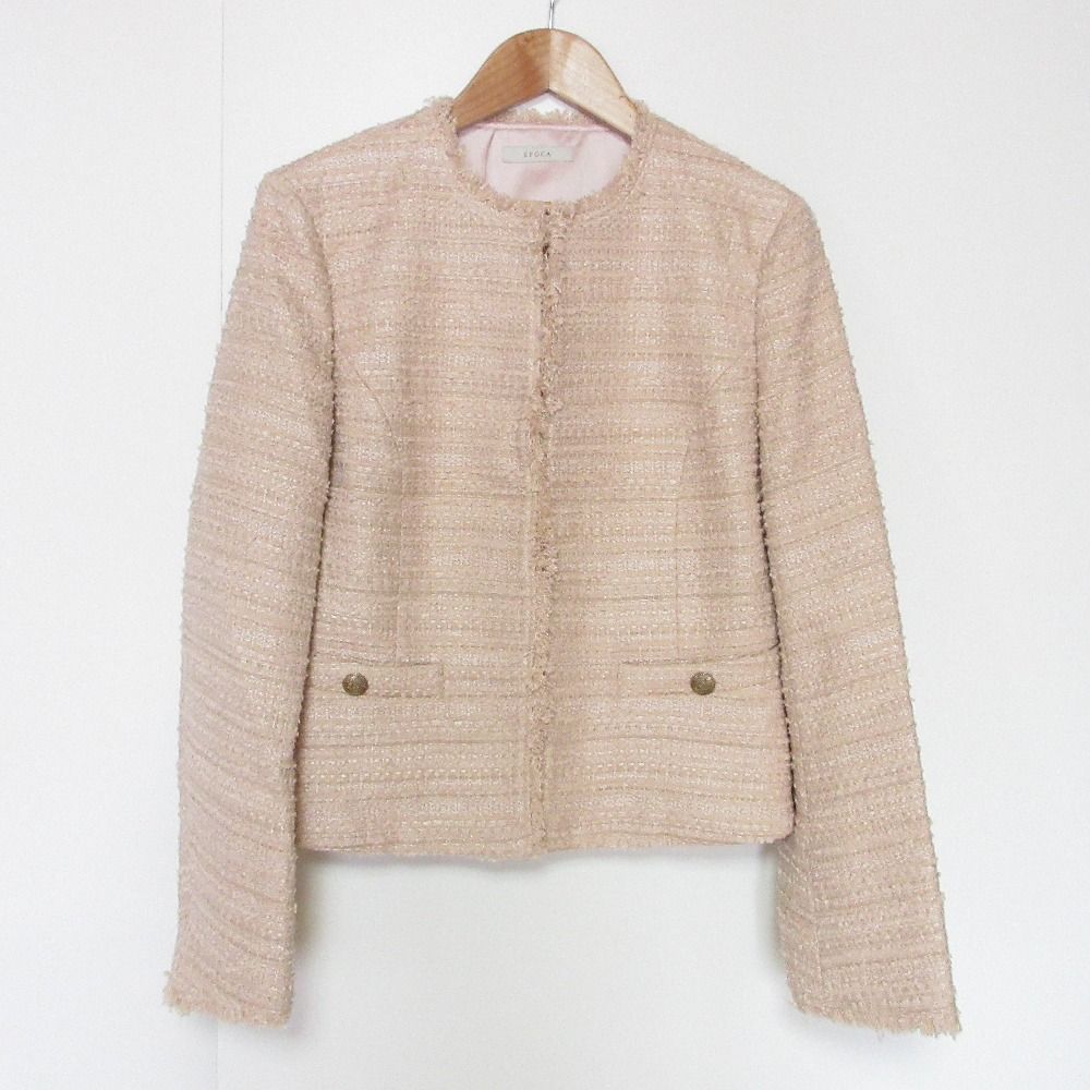 未使用 EPOCA エポカ ファンシーツイード ノーカラージャケット サイズ