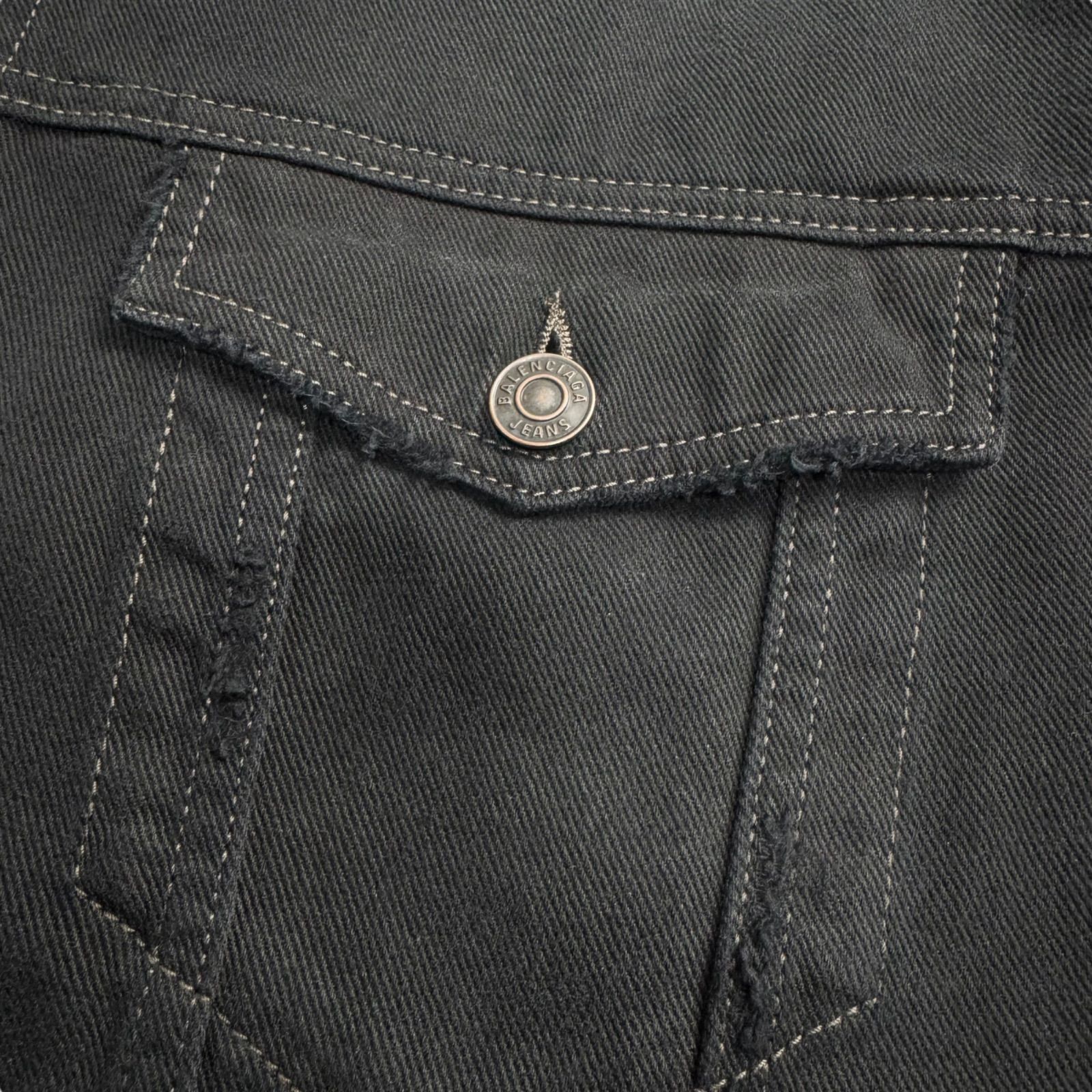 BALENCIAGA】 × ADIDAS 23SS DISTRESSED OVERSIZE DENIM JACKET