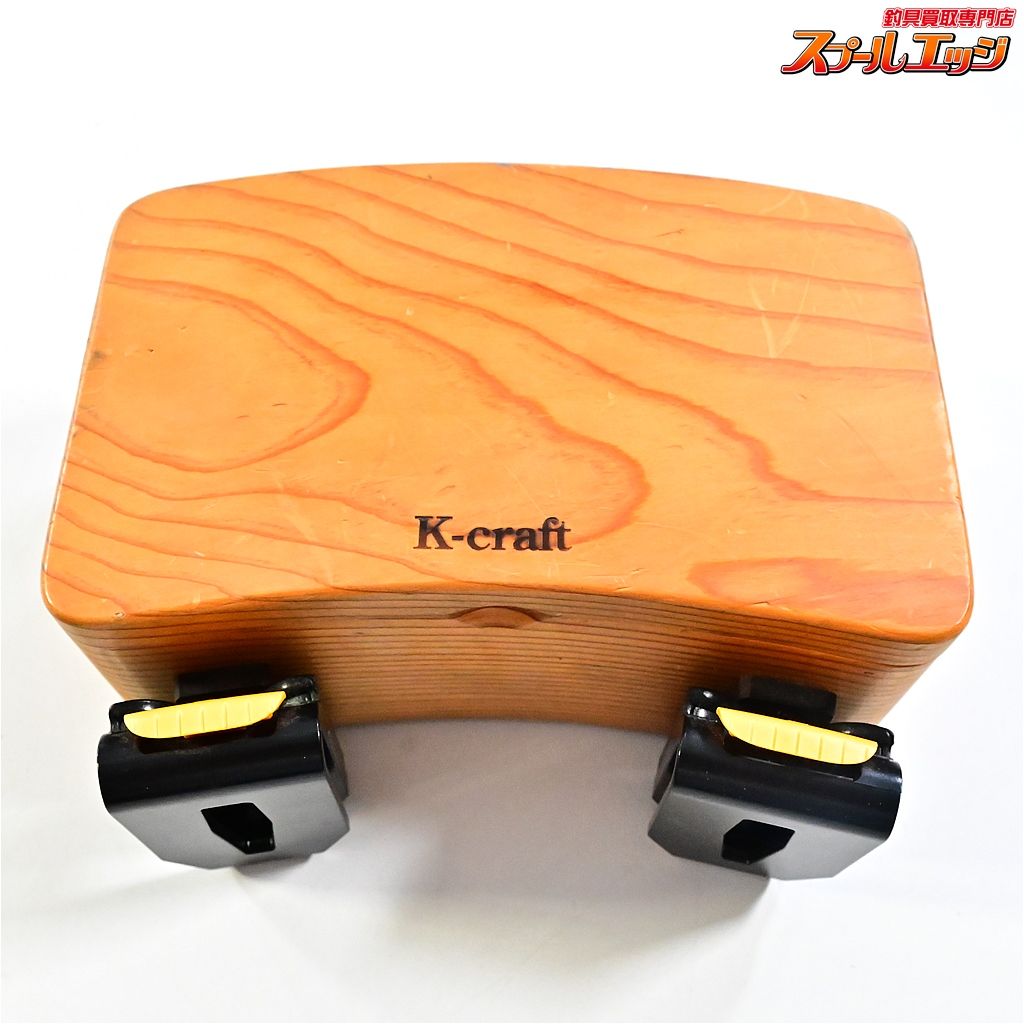 Kクラフト くり抜き式木製餌箱 Mサイズ 18cmx10.5cm ワンタッチ着脱 開閉部ローラーキャッチ式 K-craft K_060 e07857