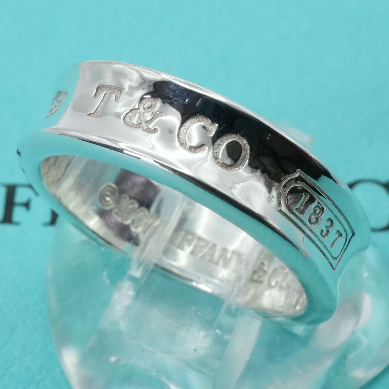 極美品✨ ティファニー ナロー リング 指輪 1837 AG925 #21 極美品21号 ティファニー 1837 ナロー ミディアム リング/25