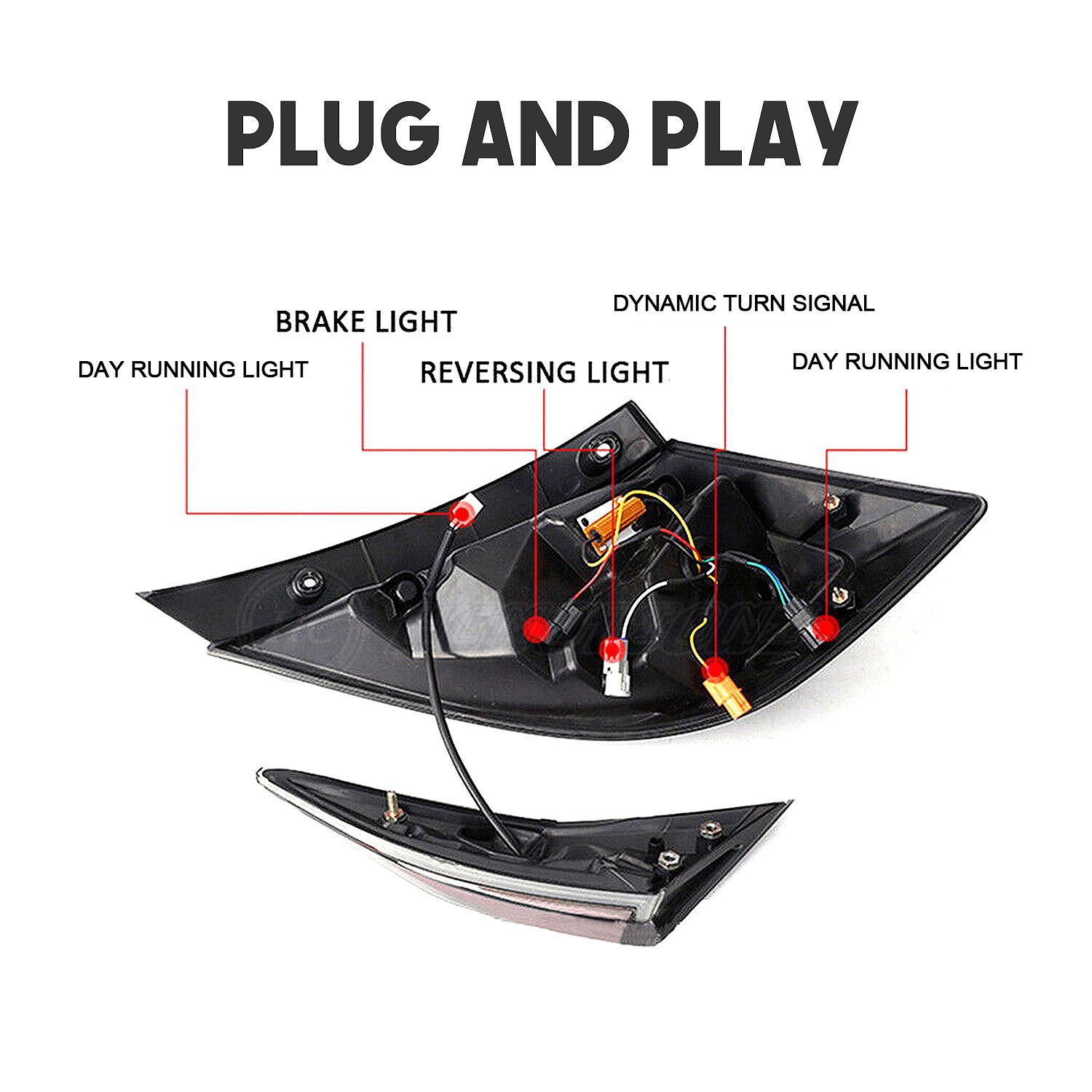 ホンダシビックCivic 16-21モデルラインデザイン流光ターンシグナルテールライトアセンブリ