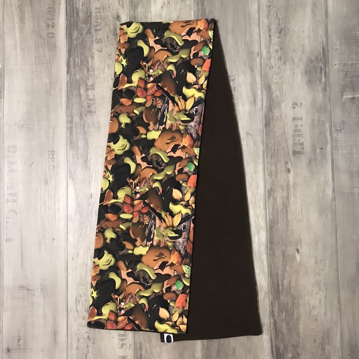 BAPE 青山限定 Village Camo スウェット マフラー 青山限定 BAPE camo スウェット マフラー ベイプ ape エイプ 迷彩