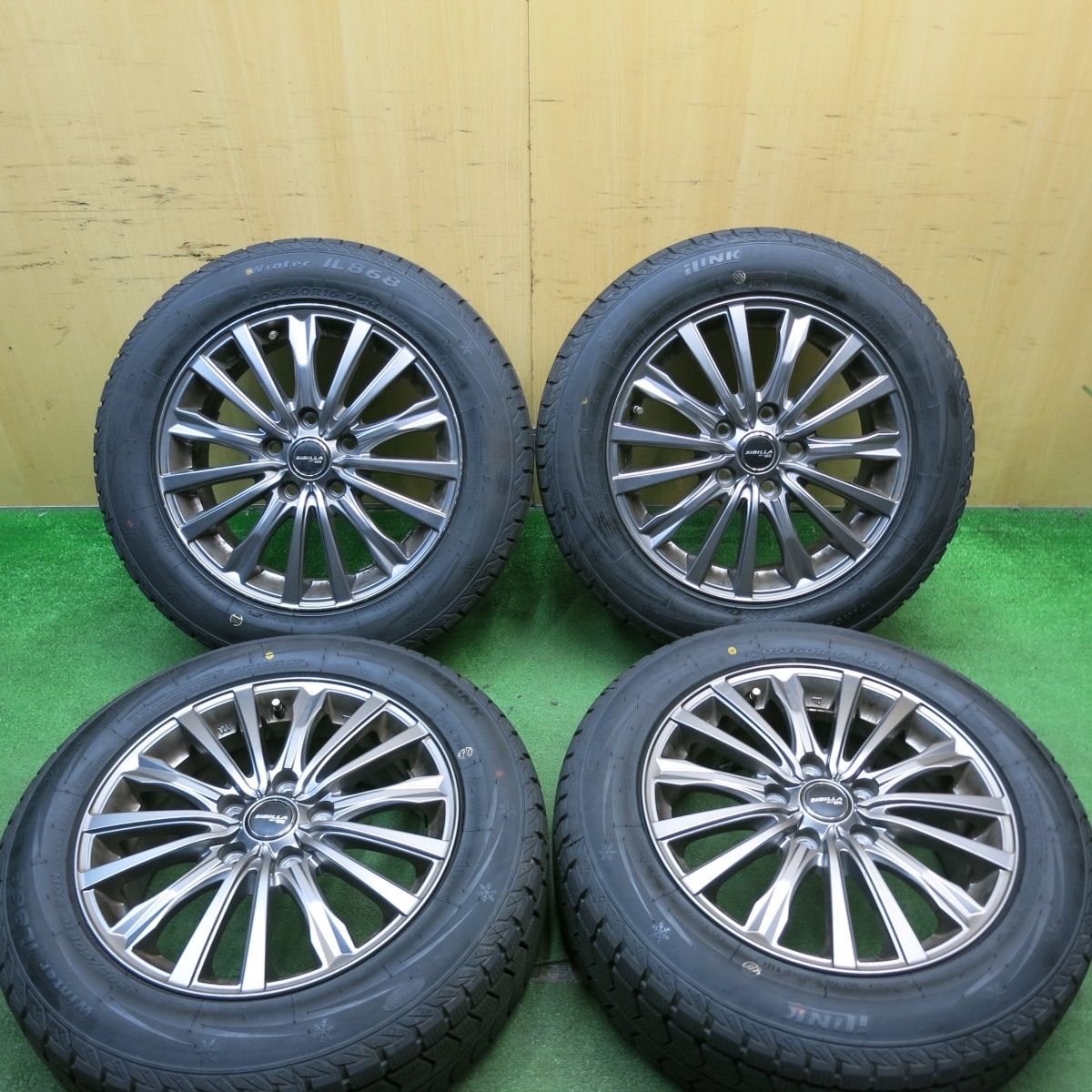 タイヤ 24年 キレイ スタッドレス 205|60R16 アイリンク ウインター IL868 SIBILLA NEXT W5 シビラ 16インチ PCD114.3|5H 5050704AKス