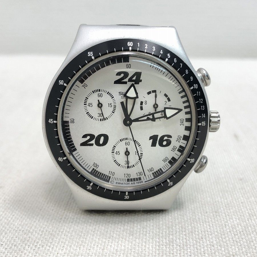 電気交換済み　swatch IRONY chrono スウォッチ　アイロニー swatch - 稼働品 電池交換済 SWATCH IRONYスウォッチ アイロニー