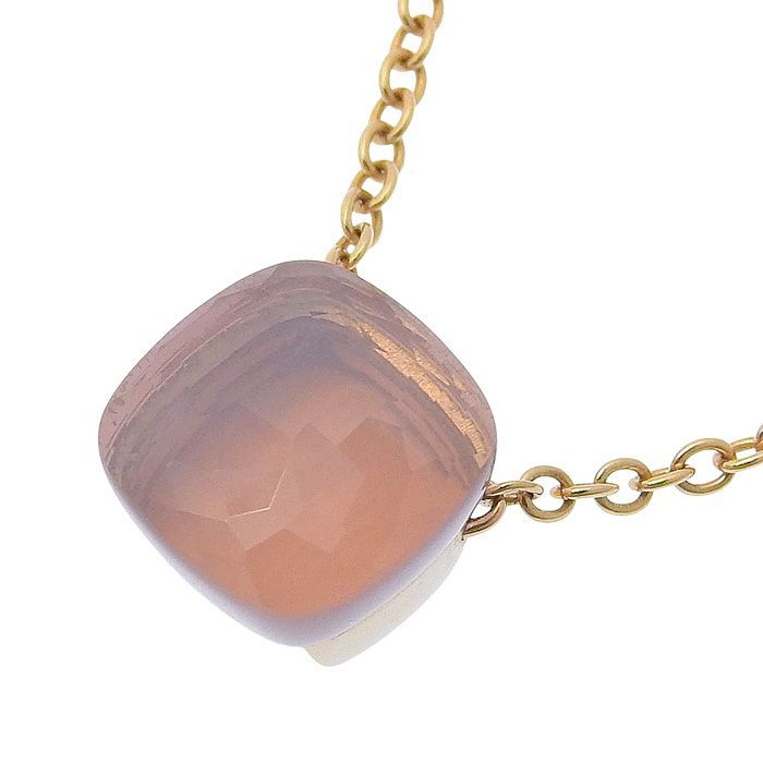 Pomellato ポメラート ヌード クラシック ローズクォーツ ネックレス