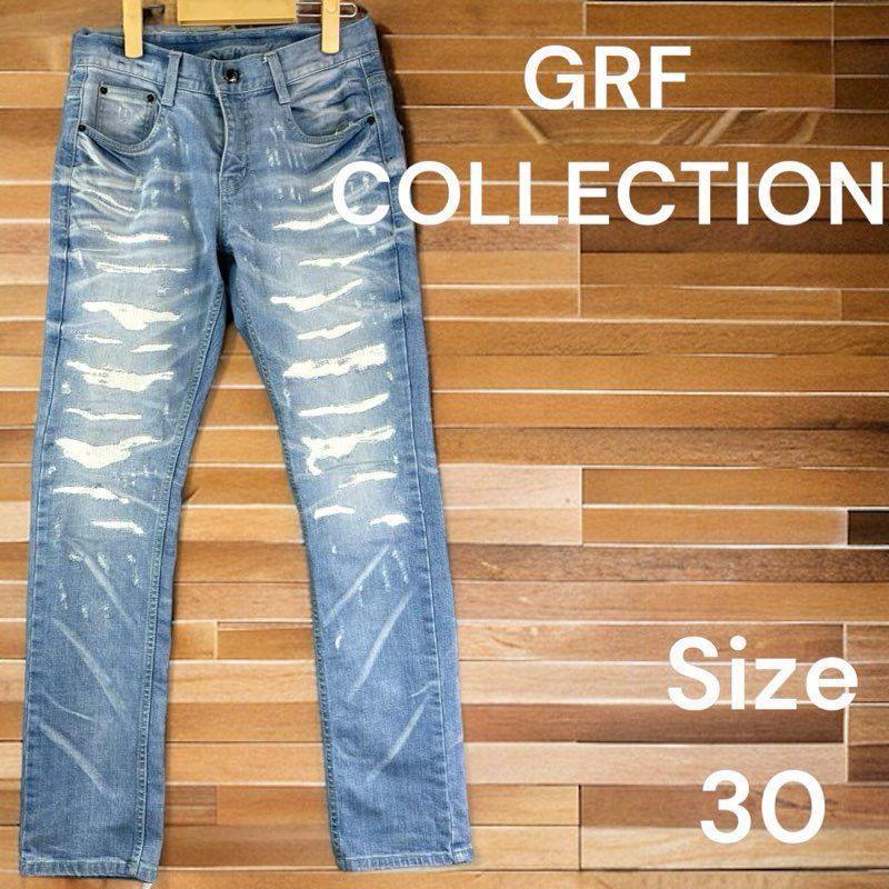GRF COLLECTION ダメージデニム - メルカリ