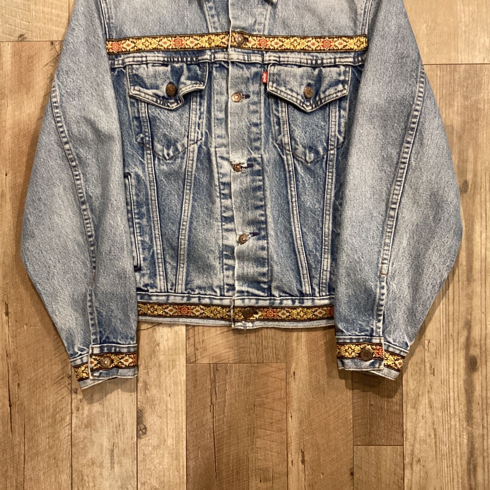 デニムジャケット　リーバイス70506 ビンテージ80s アメリカ製　ジージャン 80s USA製 リーバイス70506 ヴィンテージ デニムジャケット 42